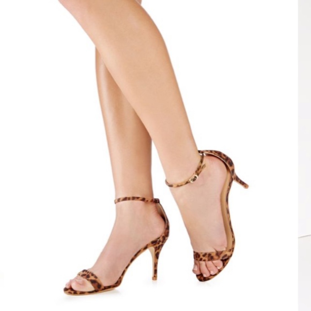 JUST FAB | Siscia Leopard Sandals Sz US 9